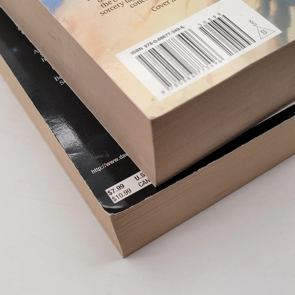 Melanie Rawn Dragon Prince Books 2 & 3 Paperback First Printing Whelan Good